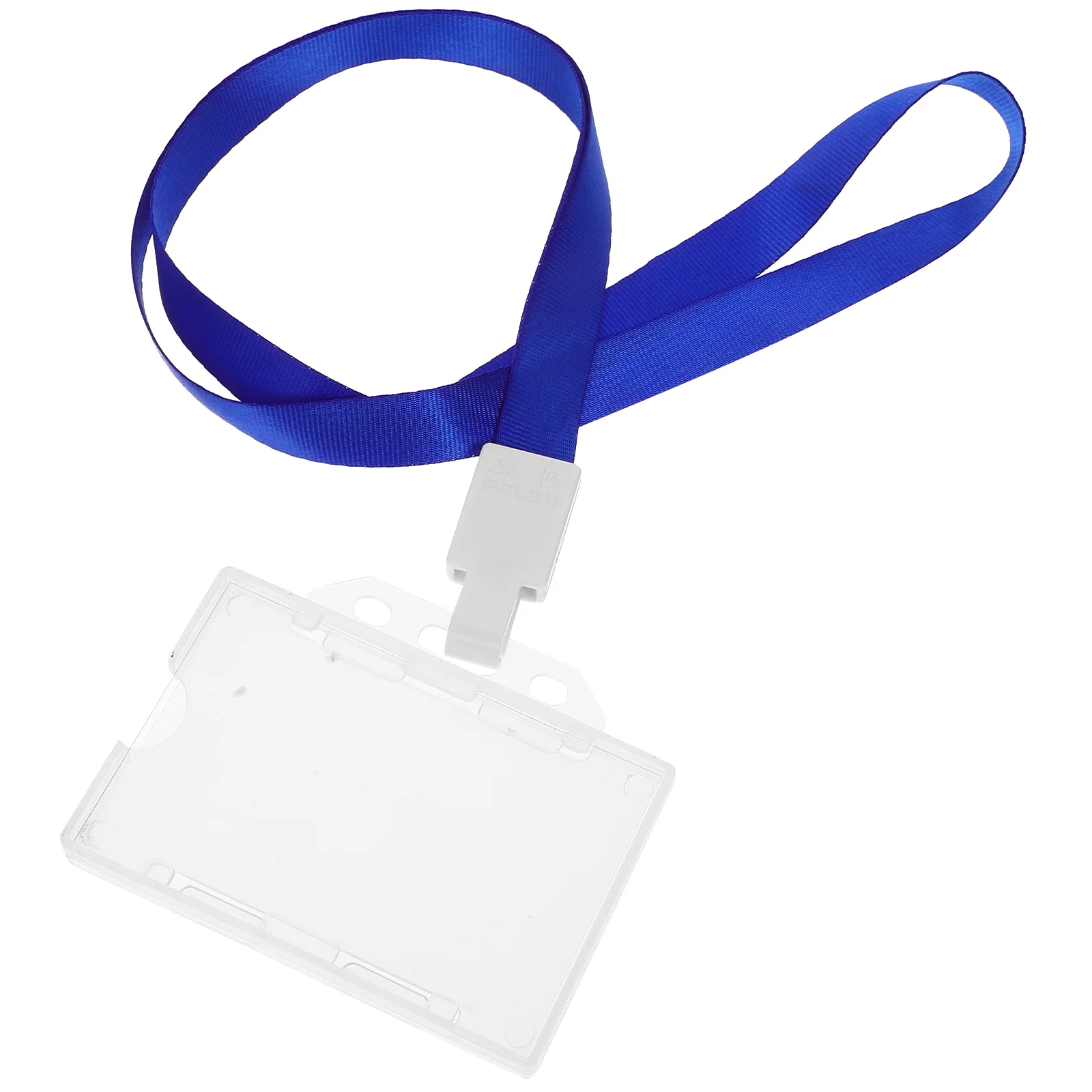 

Plastic Name Badge Holder Sleeves for Cards Covers Holders Work Lanyards