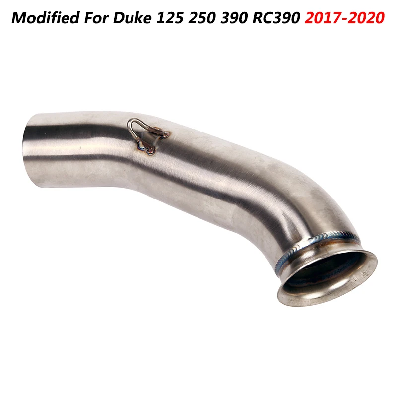 

Escape Motorcycle Middle Connect Tube Mid Link Pipe Stainless Steel Modified For Duke125 250 390 RC390 2017-2020