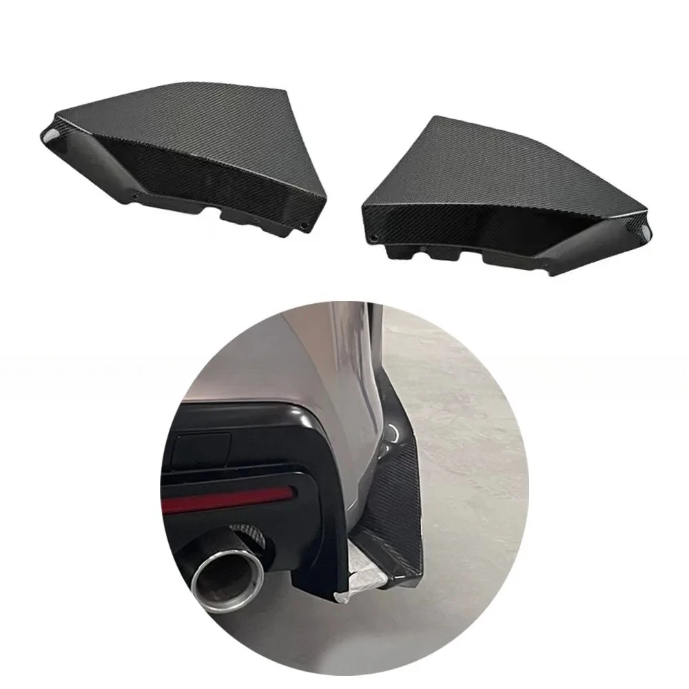 Carbon Fiber Trd Style Rear Splitter for Supra A90 A91MKV Rear Spats view 6