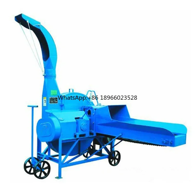 Hot Sale Electric Fodder Silage Grinder Farm Portable Diesel Animal Feed Making Grass Straw Cutting Big Chaff Cutter Machine