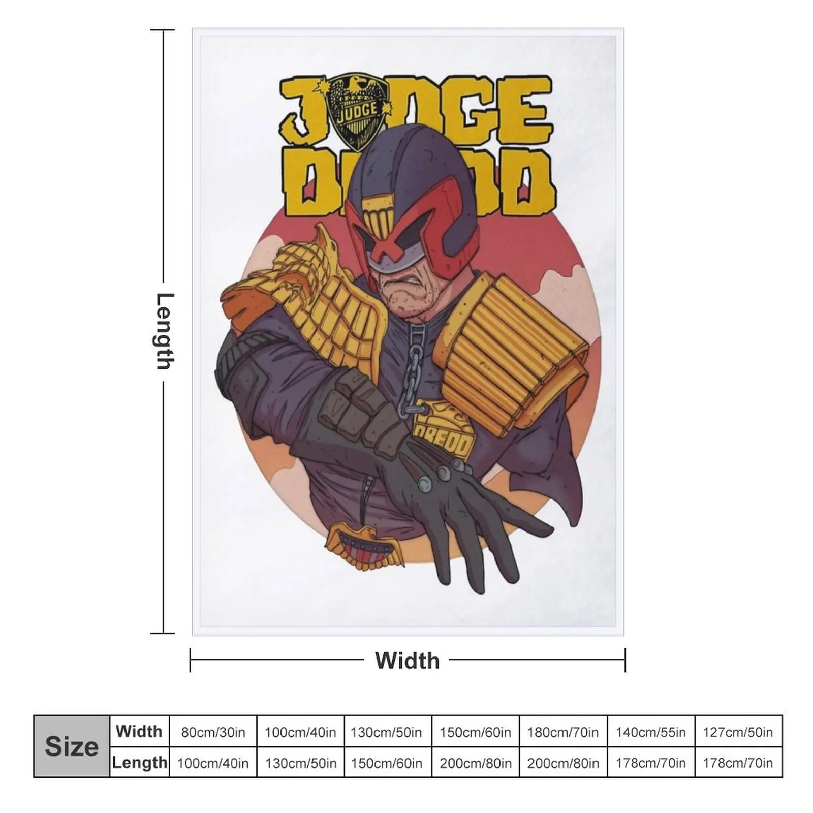 judge dredd Throw Blanket Summer Soft Beds Blankets