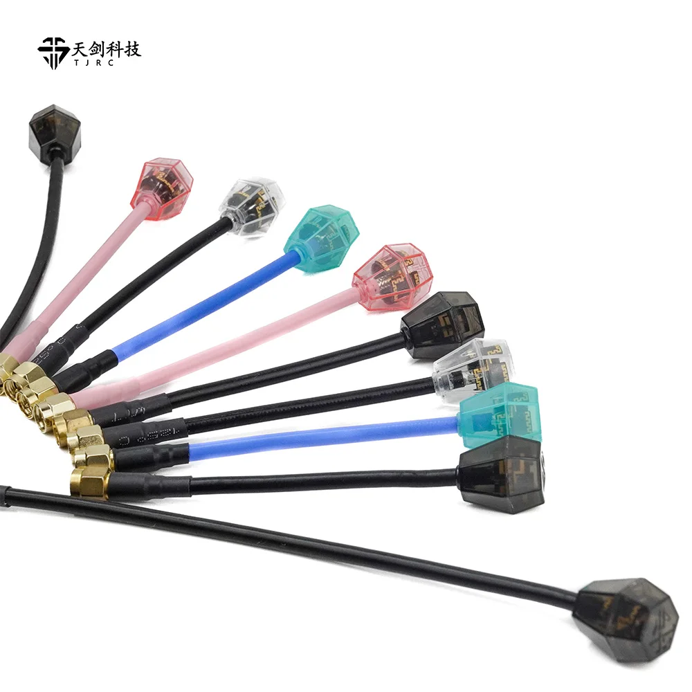 

TJRC FPV 5.8G Antenna LHCP 100mm 180mm SMA FPV Antenna w/ UFL UFL Adapter Support O4 PRO Transmission For FPV Long Range Drone