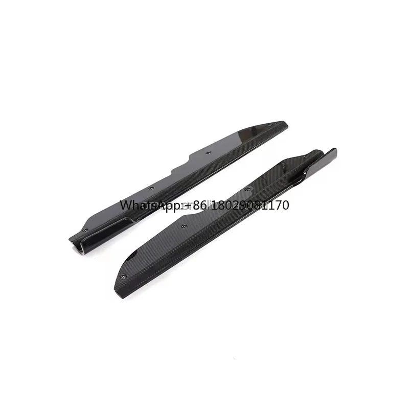 Piezas de modificación de coche, faldones laterales de fibra de carbono Real, divisor de extensión para Chevrolet Corvette Stingray C8 2020-2024, Kit de carrocería