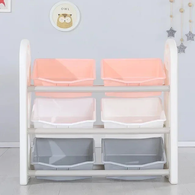 Children's Toy Storage Rack Living Room Household Storage Rack Infant Storage Cabinet Baby Clothes Finishing Cabinet