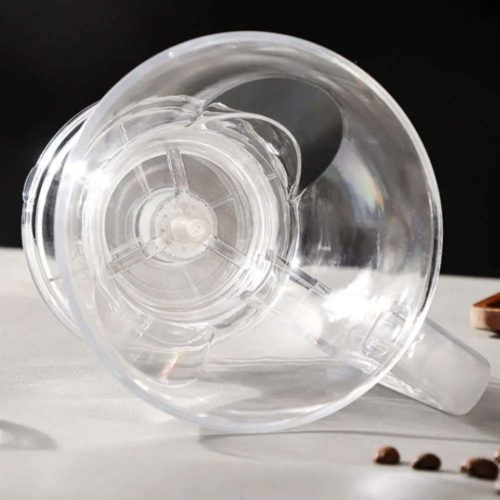 

Filter Paper Free Pour Over Coffee Dripper PC with Filter and Tray Hand Brew Espresso Pot Removable Visible Coffee Filter Cup