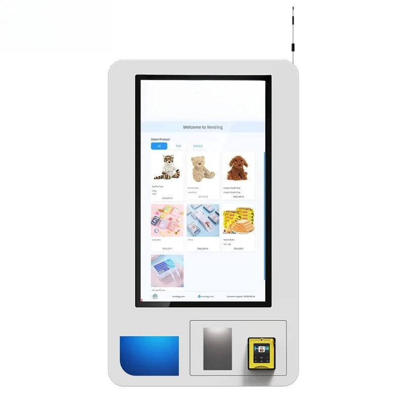 

Smart 32-inch touchscreen, small mini automatic wall mount, vending machine