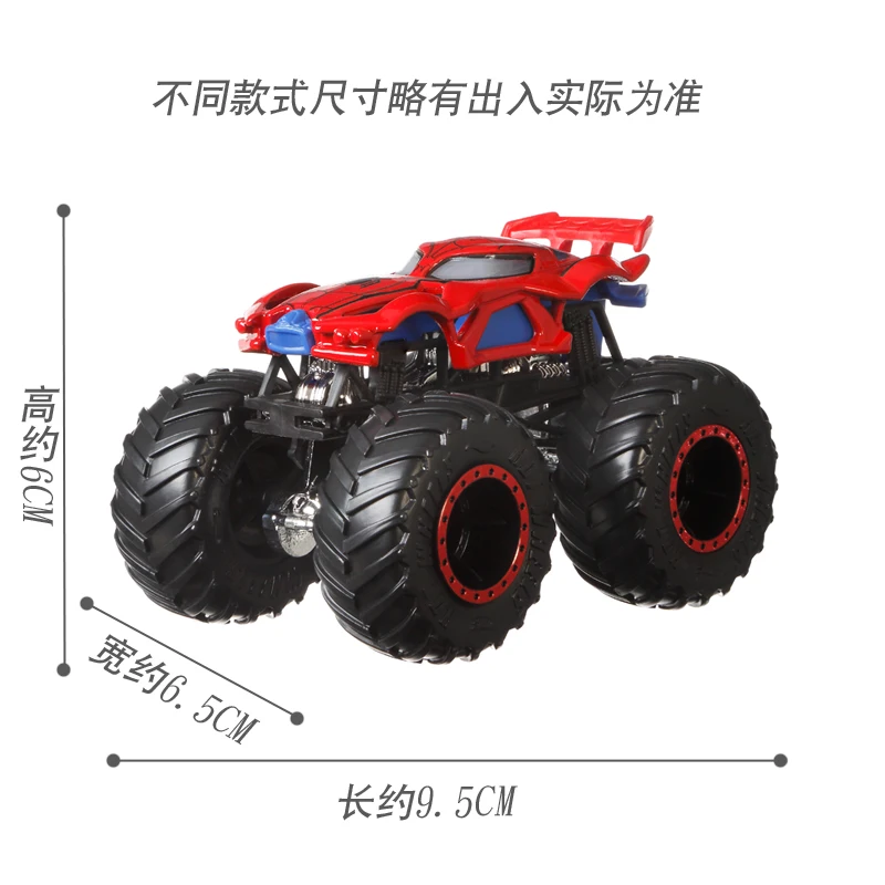 Original Hot Wheels Monster Truck Car Diecast 1:64 Voiture Maga Wrex Big Foot Loco Punk Kid Boys Toys for Children Birthday Gift