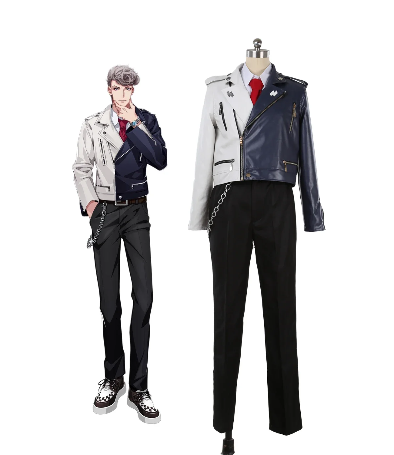 

Hypnosis Mic Division Rap Battle Hitoya Amaguni Heaven & Hell Cosplay Costume Custom Made