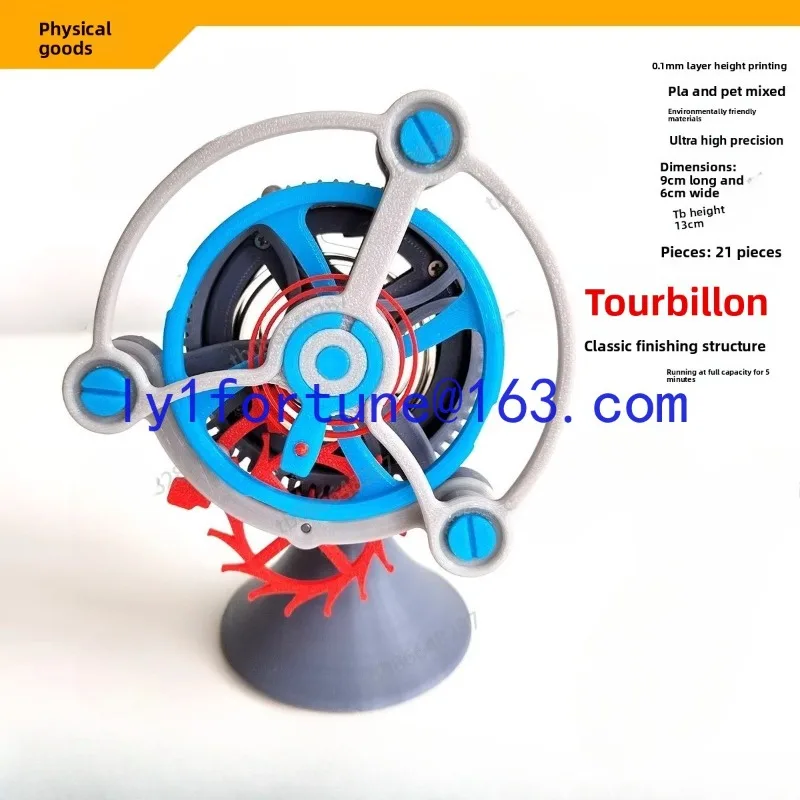 Tourbillon model finishing structure DIY handicraft mechanical watch mechanical imitation toy