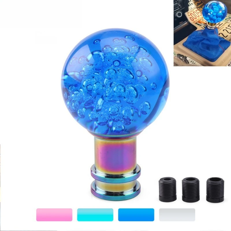 Car modification accessories Manual transmission Automatic transmission Personalized limit gear handle head Acrylic crystal