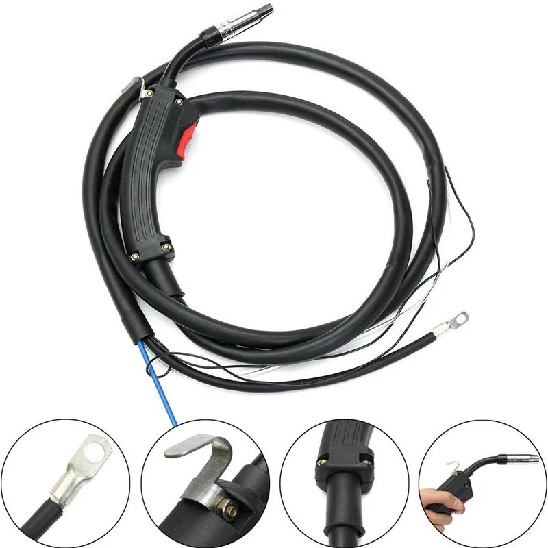 EU Type 14AK Split MIG Welding Torch Gas & Electric Welding Gun 2.5m 3m 4m 5m Optional Ergonomic Handle Durable MIG Welder Repla