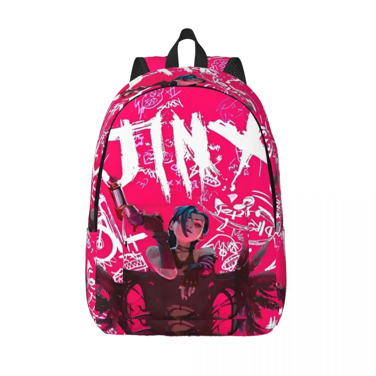 

Arcane Anime Classical Backpack Gift Student Business Daypack for Men Women Laptop Computer Canvas Bags