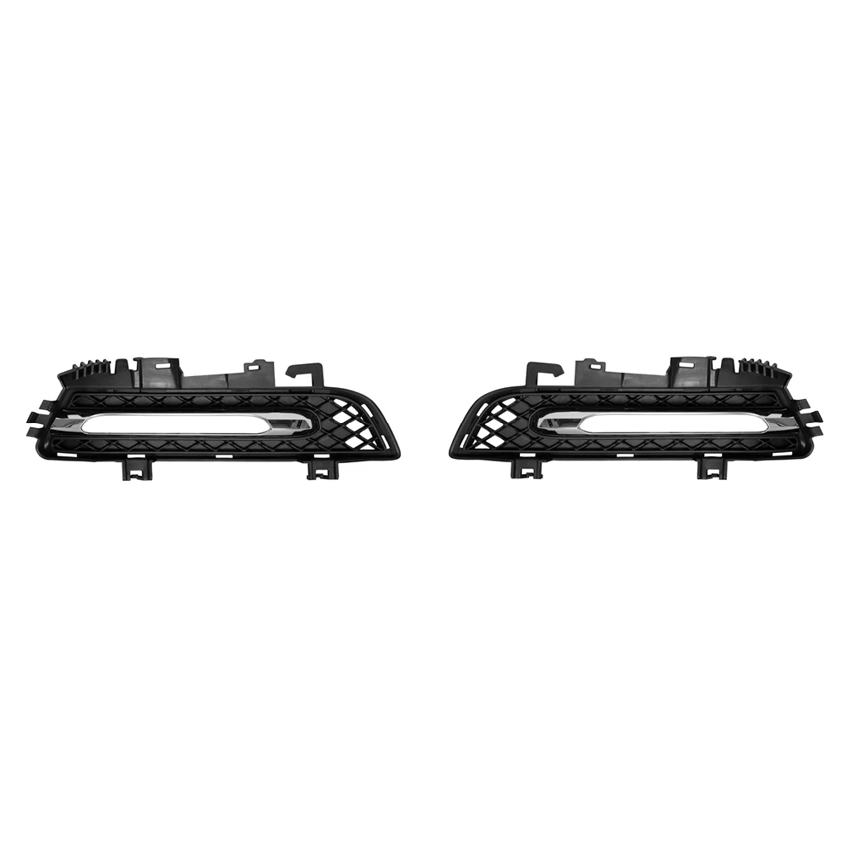 

1Pair Fog Light Frame Front Bumper Lower Grill Fog Lamp Cover for Mercedes Benz E Class W207 AMG 2078801124