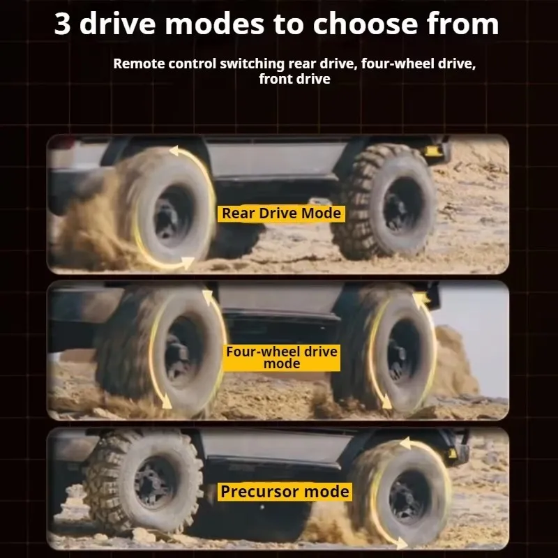 FMS FCX10 Pro Toyota LC80 Simulación Crossing coche de escalada con control remoto de alta y baja velocidad