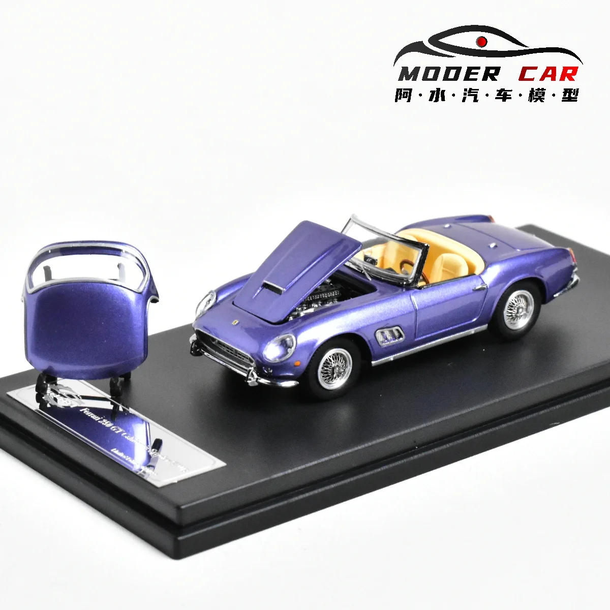 KING MODEL KM 1:64 250GT Diecast Model Car