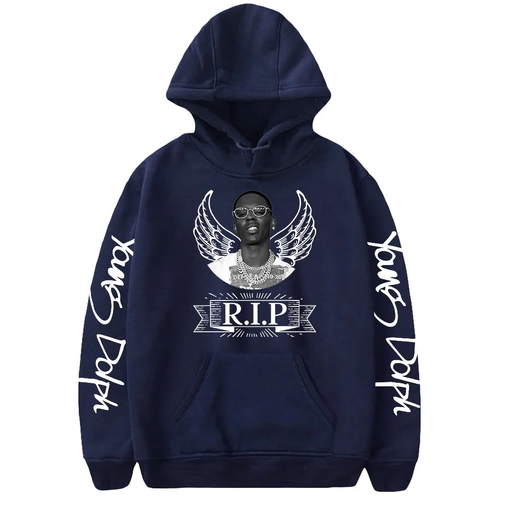 Rip Young Dolph Hoodie Long Sleeve Women Men's Hoodie Harajuku Streetwear American Rapper Rest in Peace Unisex Clothes