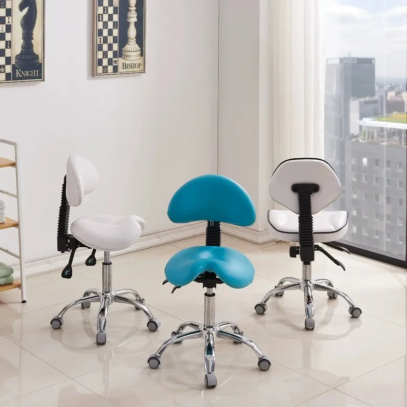 Hot Sell Adjustable Doctor Nurse Medical Chair Promotional Ergonomic Beauty Salon Assistant Saddle Stool Chair