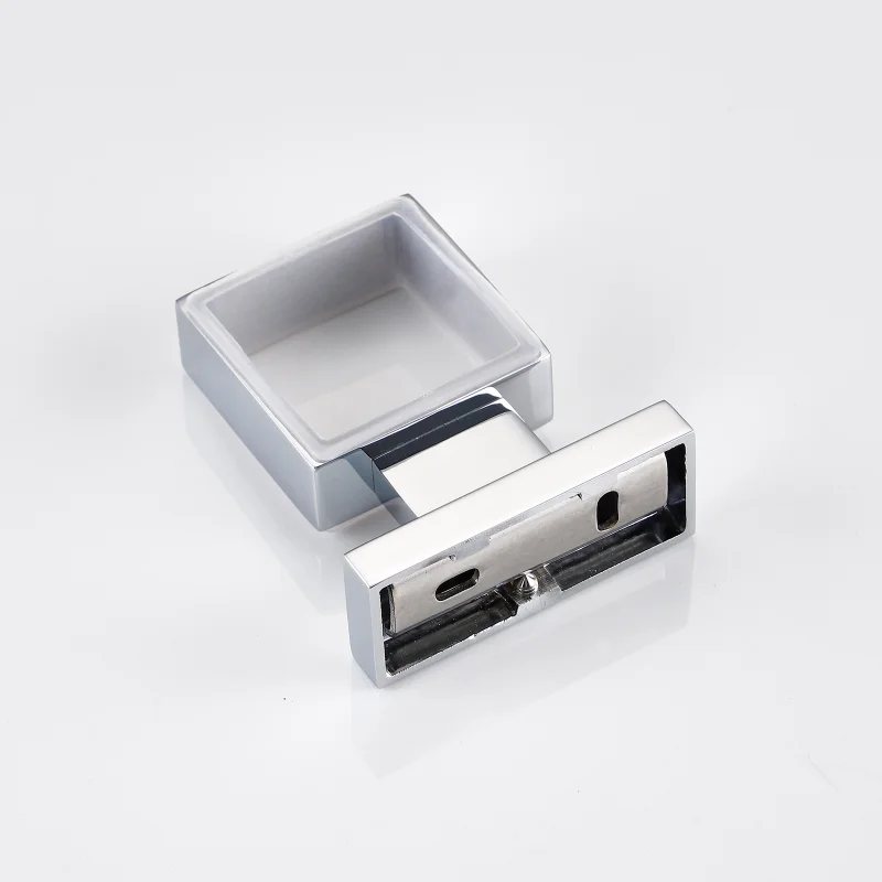 Portasapone in ottone di alta qualità portasapone quadrato in ceramica per montaggio a parete accessori per hardware da bagno moderni