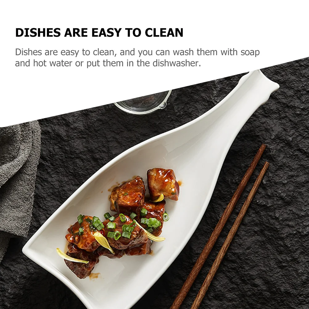 

Ceramic Dinner Plate Elegant Wine Bottle Shape for Home Restaurant Bar Ktv Kitchen Essentials Delicate Food