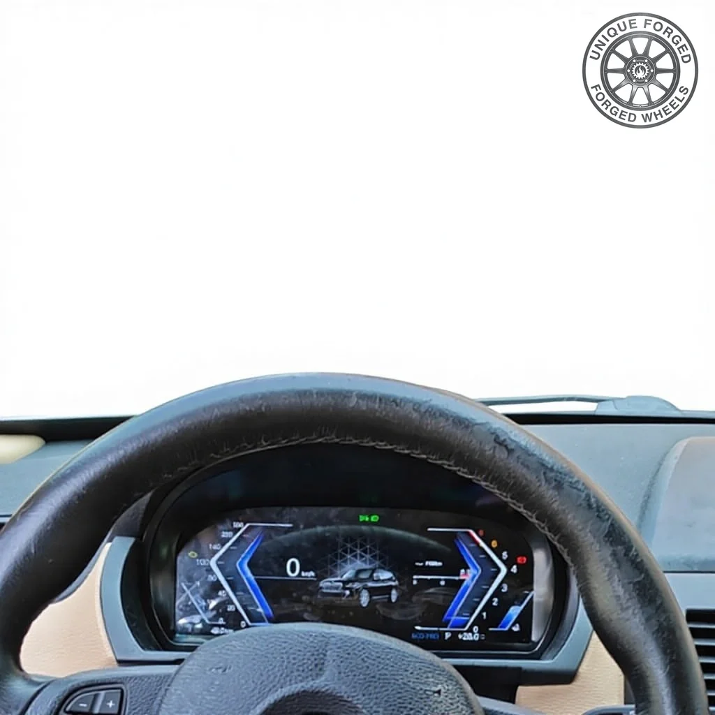 

Foforfor 12.3''Car Digital Cluster for E83 Linux System Auto Speedometer LCD Odometer Dashboard Instrument Plug and Play