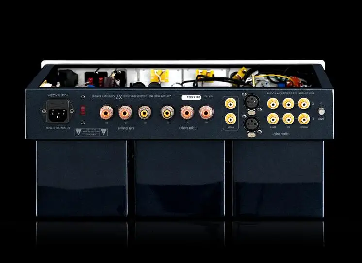 New X7 balanced Tube Amp KT88 double High Pressure rectification power Amp GZ34 260W Phono Preamplifier XLR input