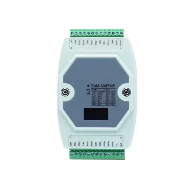 7-way display thermal resistor 16 bit acquisition module RS485 communication interface DAM-3047MS PT1000
