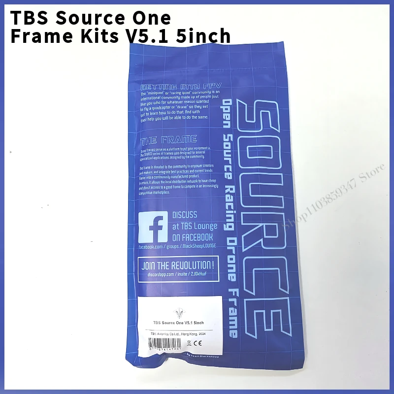 إطار توصيل سريع 5 بوصة V6 TBS Source ONE FPV مجموعات الإطارات المخزون الأصلي #2