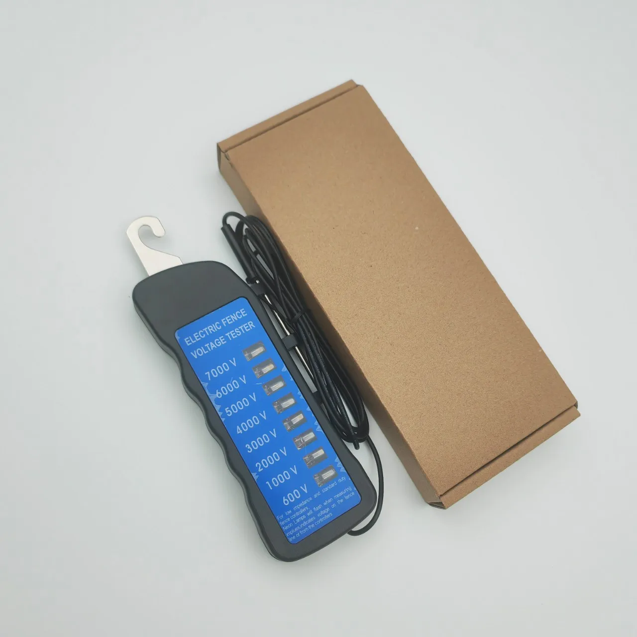 7000V Electric Fence Voltage Tester Portable Farm Ranch Fence Voltmeter Livestock Cattle Horse Pasture Fence Fault Testing Tool