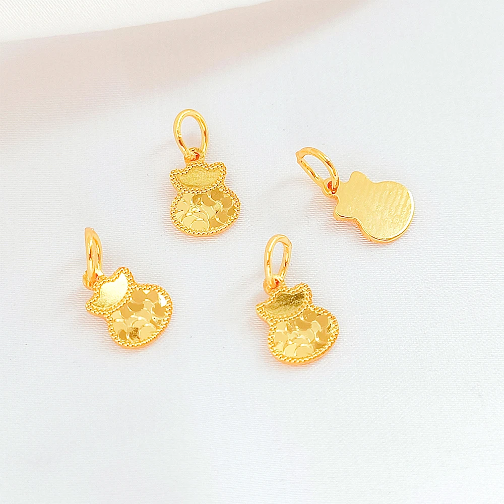 Brass Coated Gold Fragmented Ice Butterfly Gourd Cat Claw Pendant DIY Makes Fashionable Jewelry Necklace Bracelet Accessory