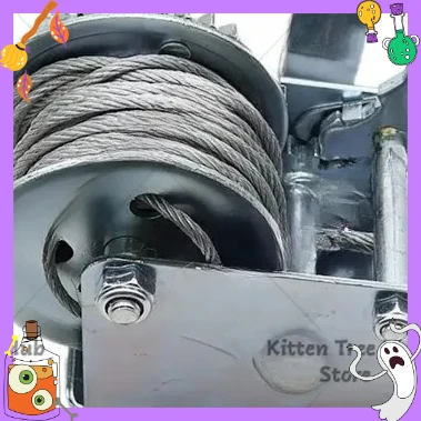 Hoisting Winch Complete Specifications Hand Winch 600-3000 Pounds Manual Winch Wire Rope Traction