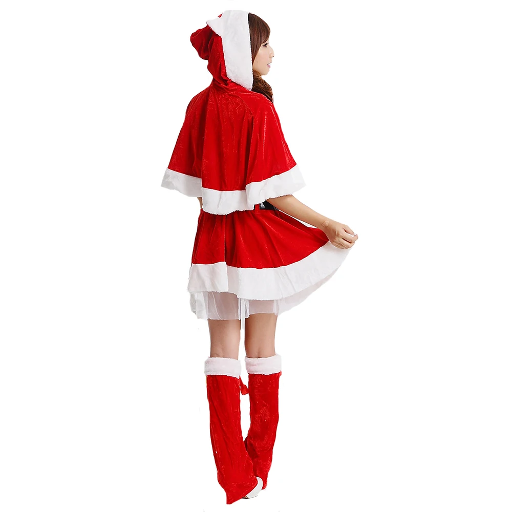 Đồ Chơi Cosplay Bà Ông Già Noel Đỏ Giáng Sinh Kèm Áo Choàng Ngọt Ngào Nữ Năm Mới Của Đảng Đầm Bé Gái Đáng Dạ Hội quà Giáng Tặng