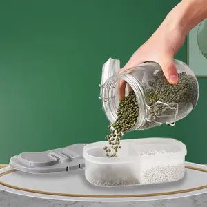 Kavanoz, kapaklı plastik gıda saklama, bölme, çift, somunlar, çok işlevli, mutfak, buzdolabı Buzdolabındaki en iyi 10 satış alpicool-no. 9