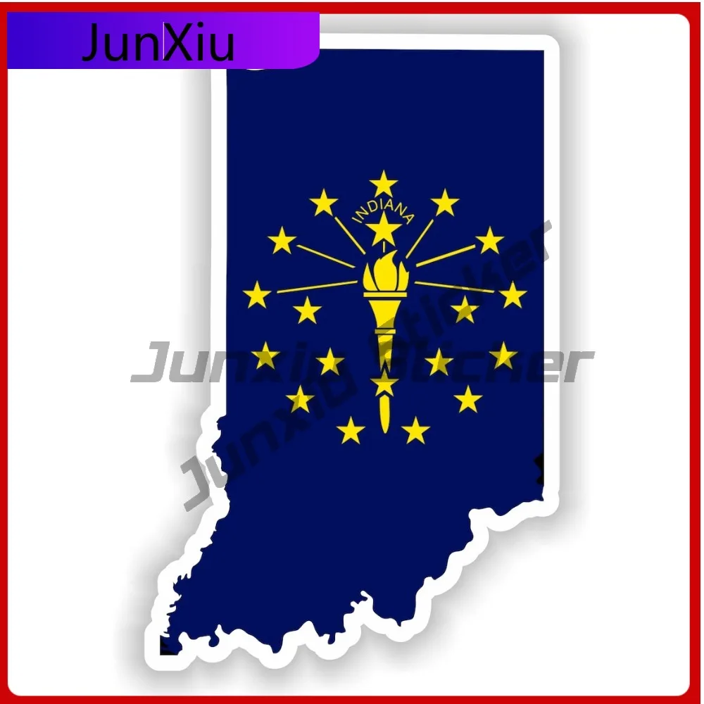 

Indiana Graphic Trendy Laptop UV Resistant Sticker Accessory Sticker Anti Window Resistant Designed Decoration Anime UV Funny