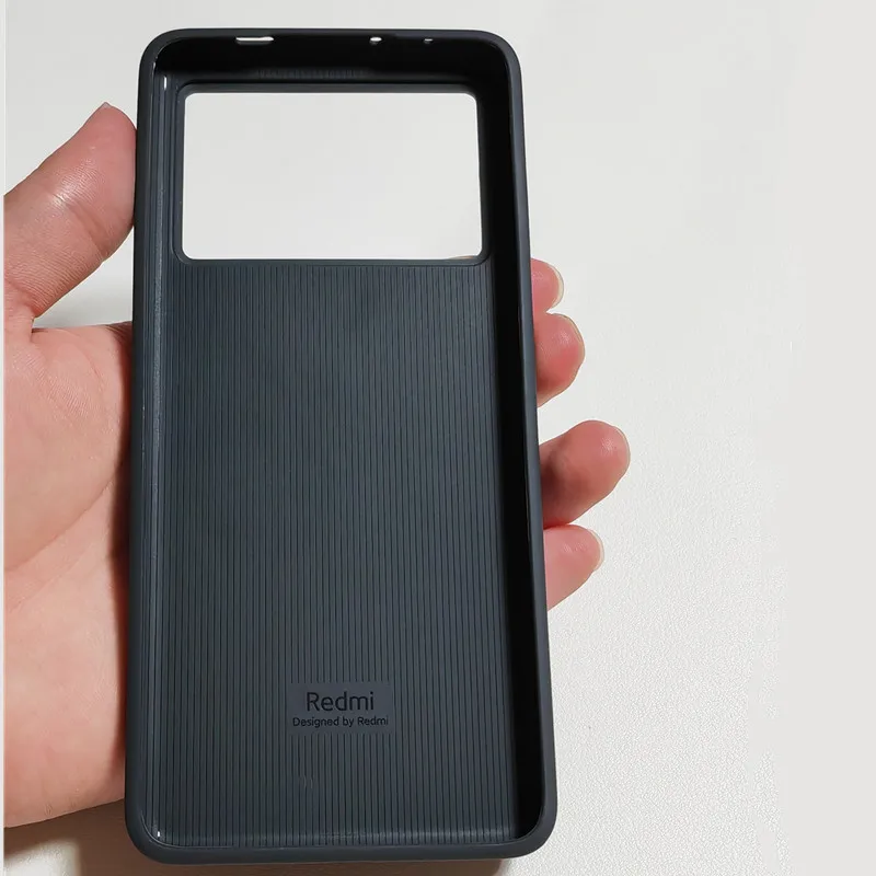 Funda trasera suave ultradelgada original, funda de piel de goma mate a prueba de golpes, Xiaomi Redmi K70, K70 Pro, K70E, POCO F6 Pro