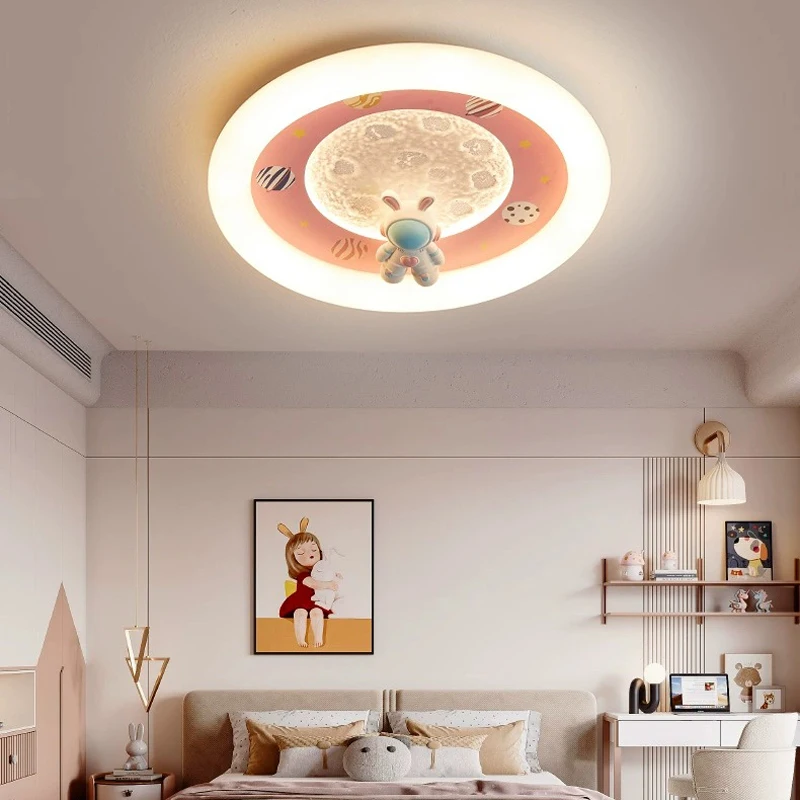 AiPaiTe modern round unicorn/spaceman ceiling light for living room dining room bedroom study acrylic LED ceiling light