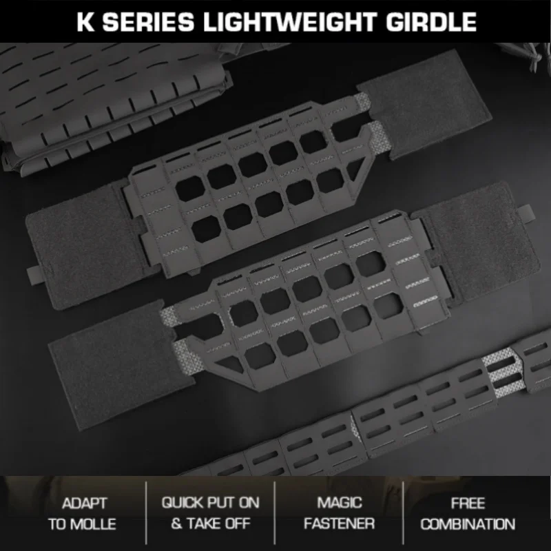 

K Series Hunting Utility Belt | MOLLE-Compatible Hiking Harness | Wilderness Gear Carrier