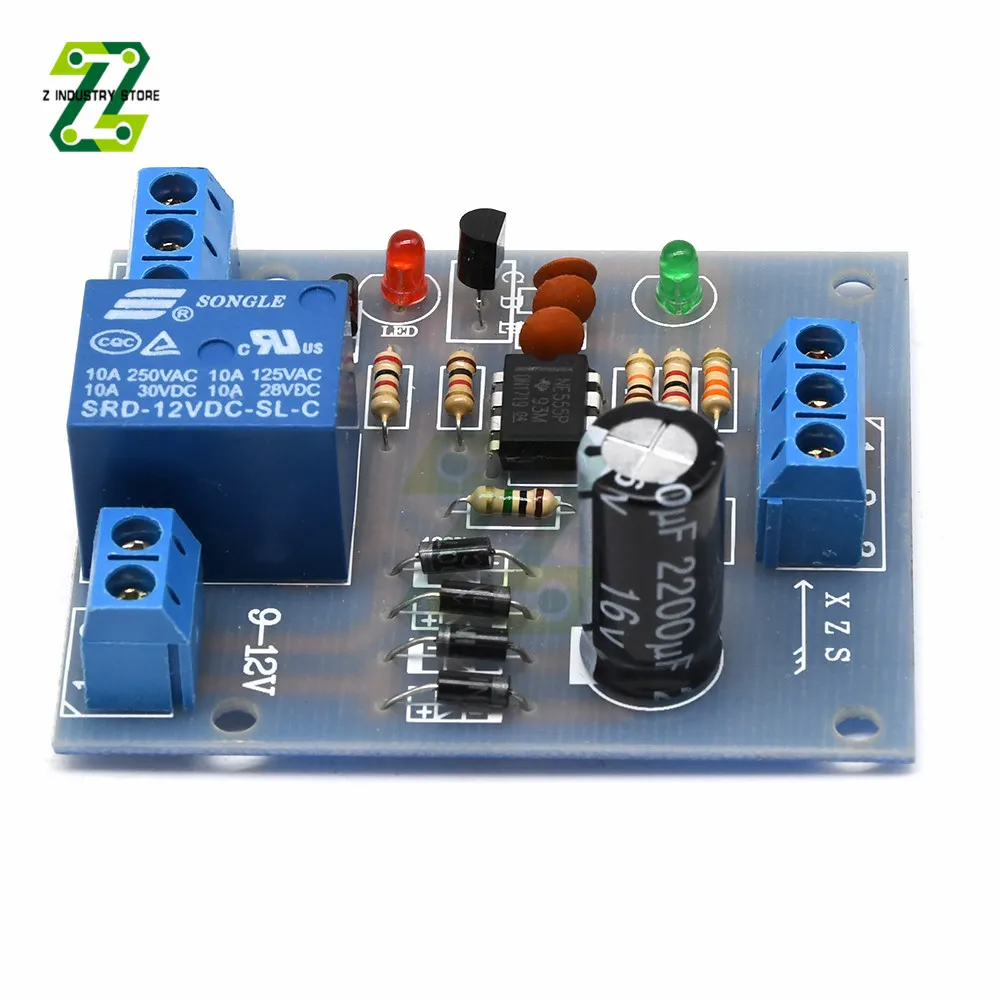 9V-12V Liquid Water Level Controller Sensor Automatic Pumping Drainage Water Level Detection Water Short Protection Pump Control