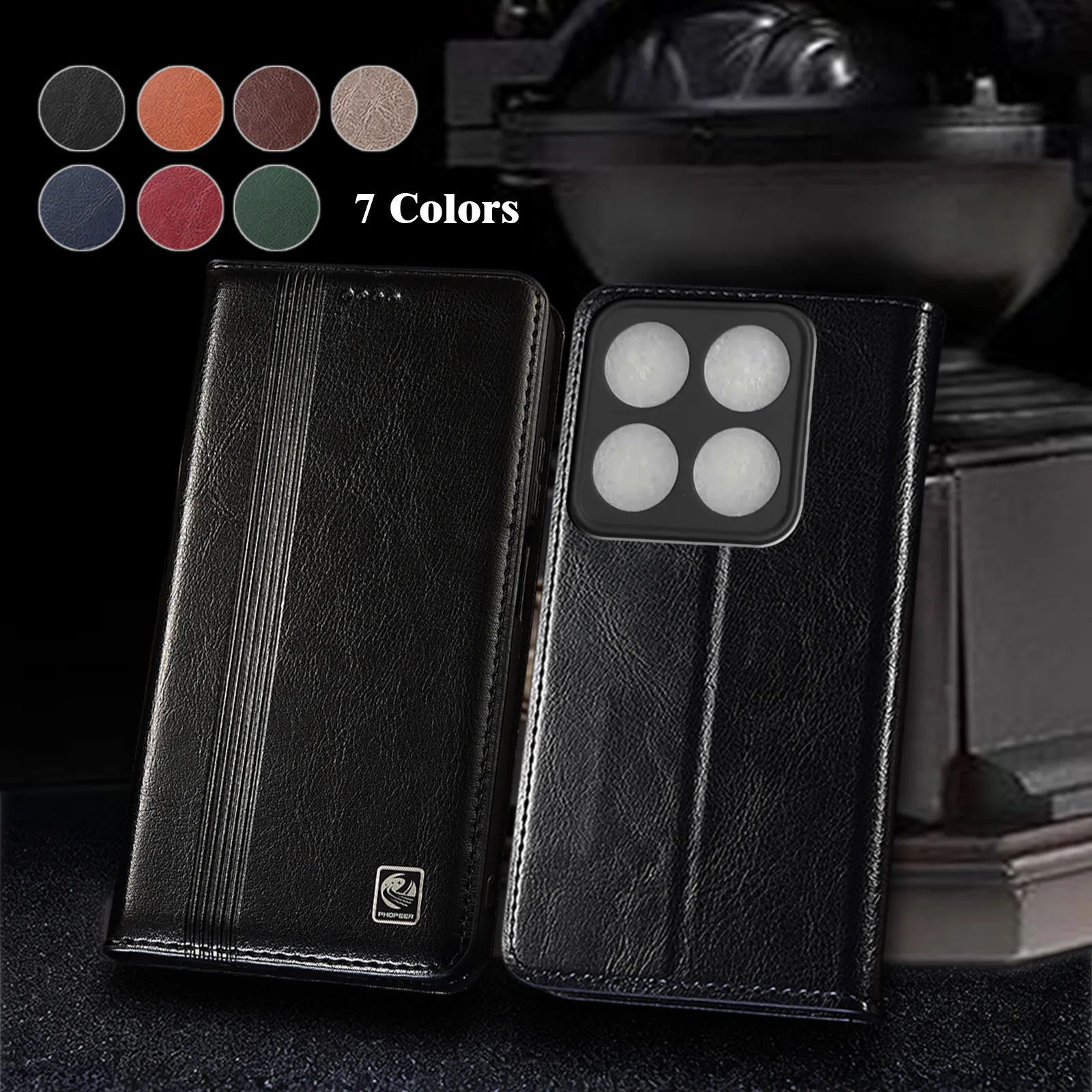 

Genuine Leather Phone Case For Moto Edge 30 40 50 60 60S 70 X70 Air 5G Fusion Pro Neo Ultra VerticalLine Pattern Flip Cover Case