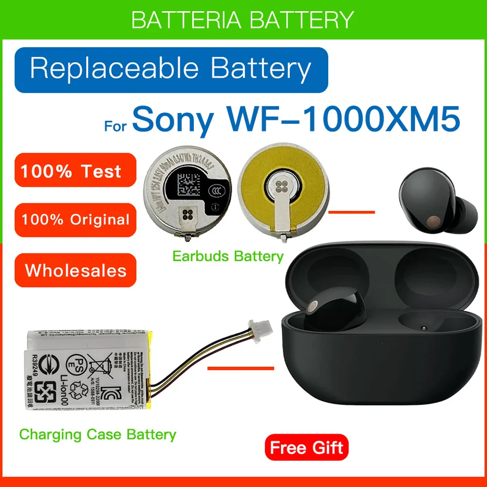 SONY WF-1000XM5用バッテリー 3.85V 90mAh
