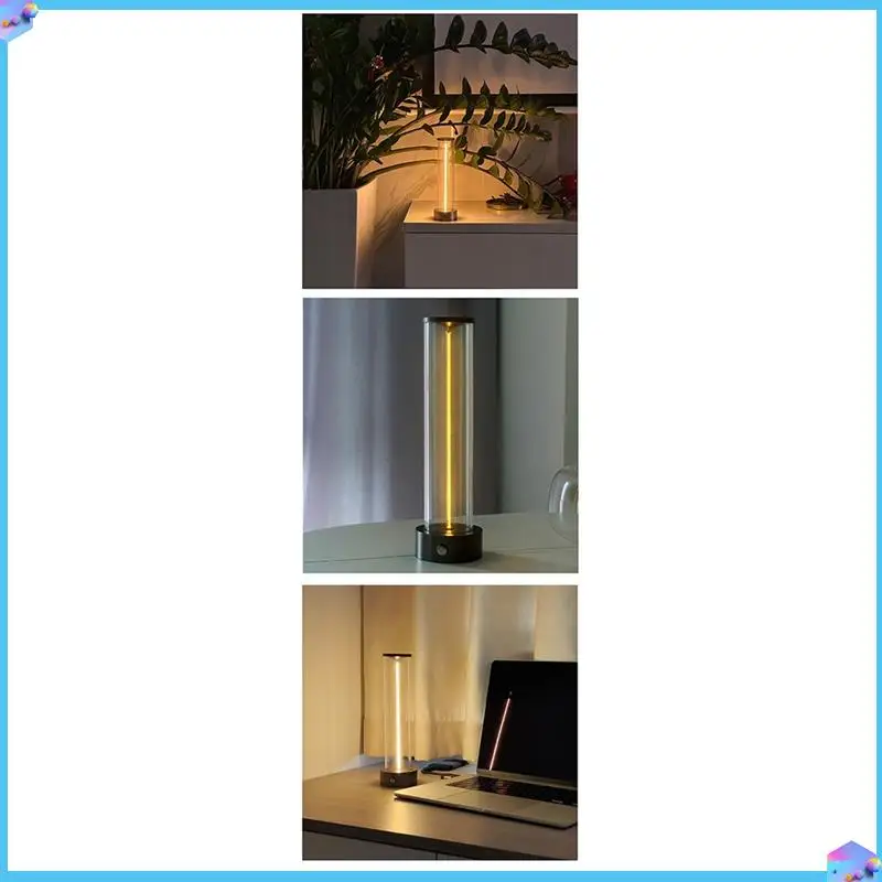 

A43T Simple LED Charging Line Night Light Touch USB Charging Atmosphere Desk Lamp Gift Quantum Atmosphere Lamp