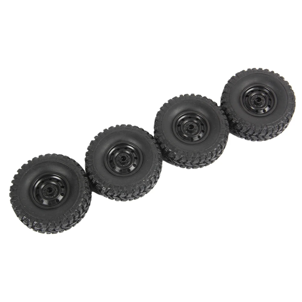 4Pcs 65mm Tire Tyres Wheel for MN D90 D99S MN-90 MN91 MN98 MN99S WPL C14 C24 C24-1 C34 B14 B24 B36 RC Car Upgrade Parts