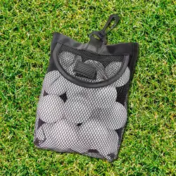 Golf Ball Bag with Hook for Belt Loop Golf Ball Organizer Lightweight Small Golf