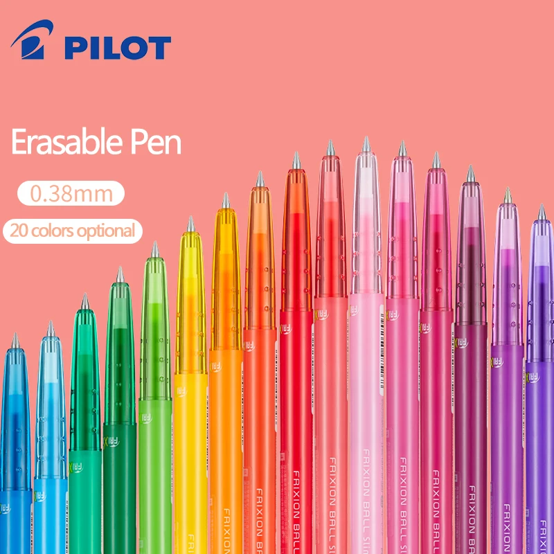 1 Pcs PILOT Gel Pen LFBS-18UF Press Erasable Frixion Ballpoint Pen 0.38mm School Stationery 20 Colors Optional Office Supplies