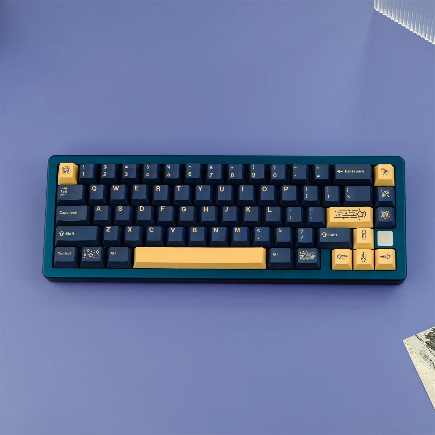 Stargazing 129 Tapogat PBT Eredeti írásmű Magas légnyomású levegő sublimated Gépi Kulcskarika keycaps