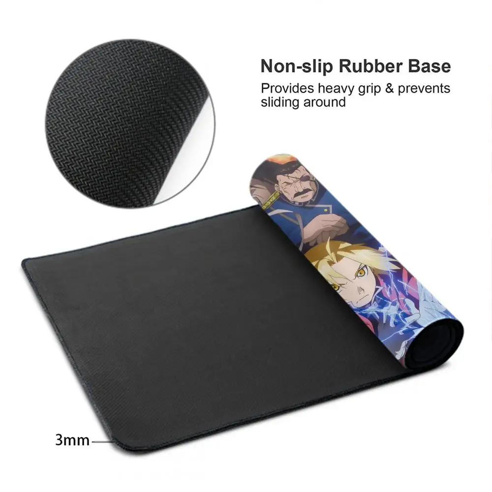 Fullmetal Alchemist Mouse Pad Keyboard Mousepad large 600X300 mm Desk Mat PC Gaming High definition printing Table pad