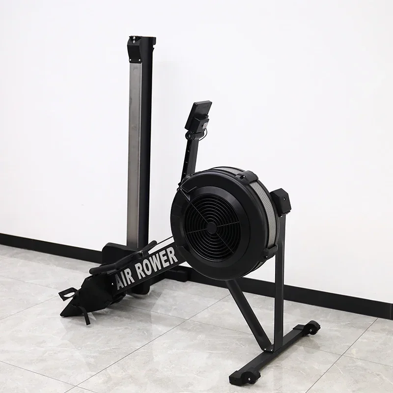 

Factory Gym Fitness Exercise Commercial Fitness Cardio Folding Skin Club Air Rower Rowing Machine Model