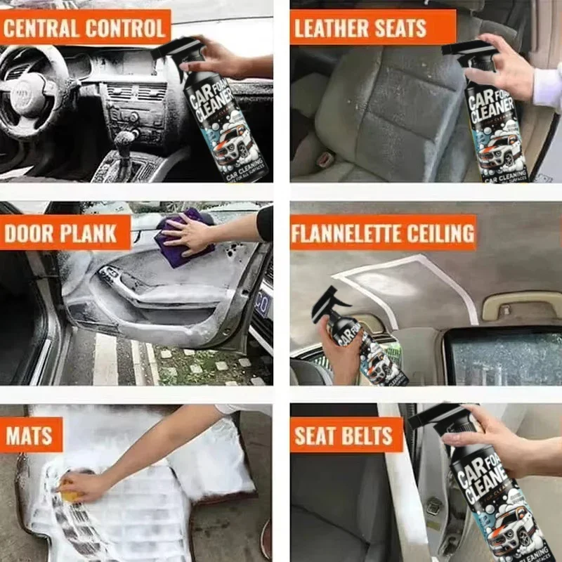 Multi-purpose Foam Cleaner Cleaning Agent Automoive Car Interior Home Foam Cleaner Home Cleaning Foam Spray Cleaners