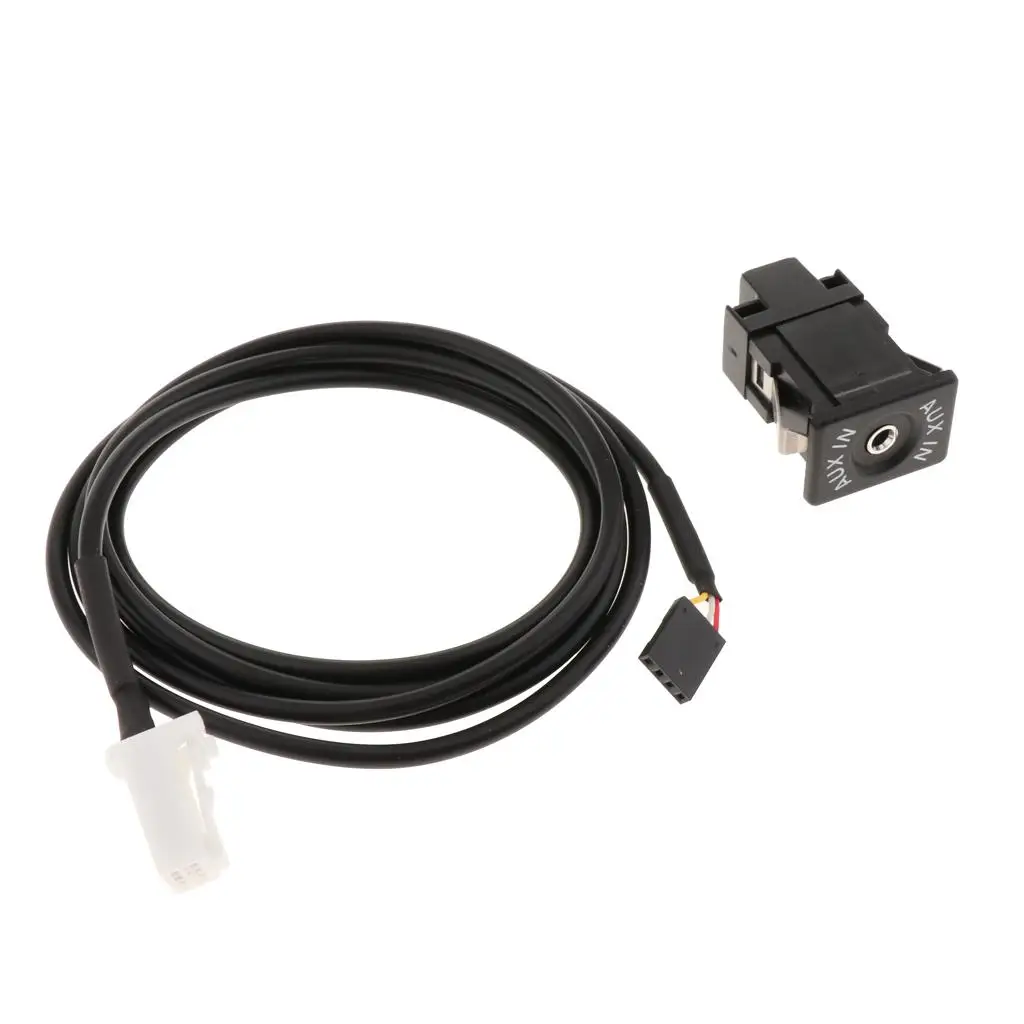 3.5MM AUX Audio Radio MP3 Cellphone Input Adapter Cable for for for Suzuki SX4