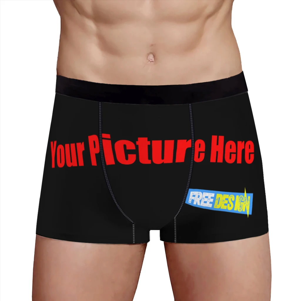 your picture here  Underpants Cotton Panties Men's Underwear Print Shorts Boxer Briefs