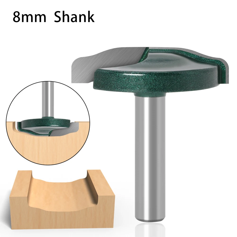 Round Nose Thin Panel Router Bit For Cabinet Sliding Door Grooving Engraving Trimming 8mm Shank Woodworking Milling Cutter